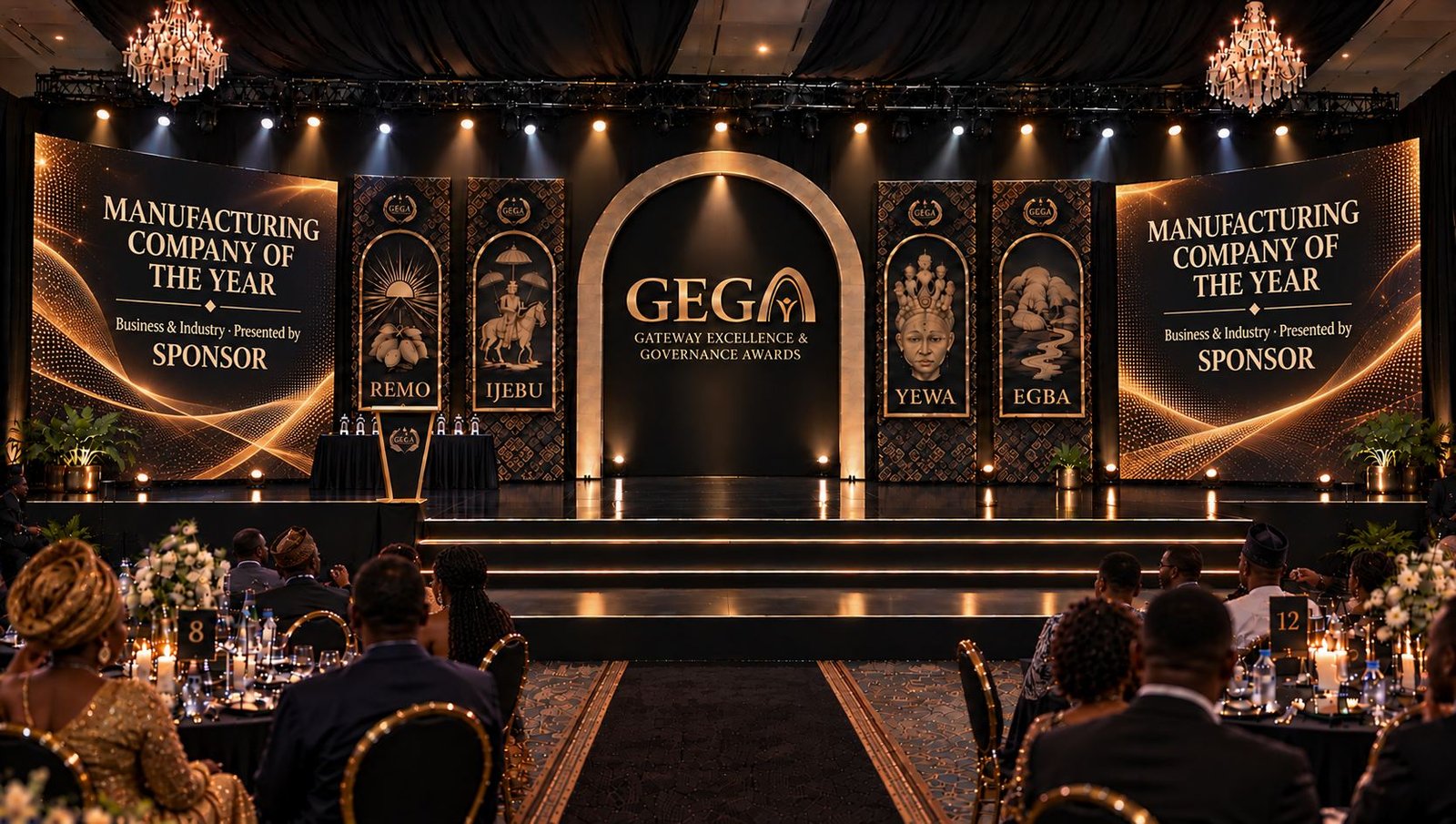 Design concept for the GEGA Mega Night stage